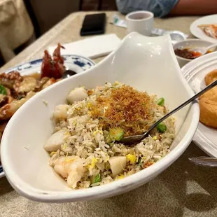 Seafood fried rice