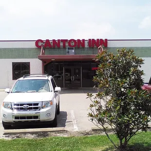 the front of the restaurant