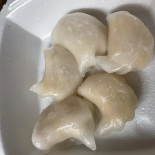 Shrimp har gow (shrimp dumpling)