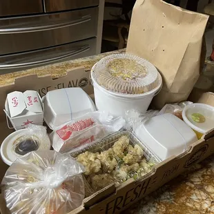 Hiding in a corner Wonton Soup