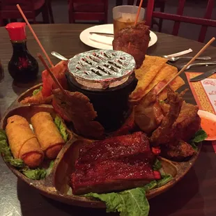 PuPu platter for 2. Fantastic