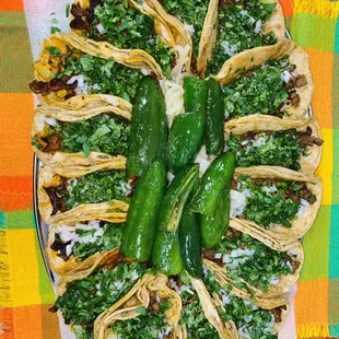 Charola de Tacos