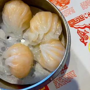 a bowl of dumplings