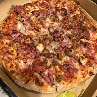 pizza, food