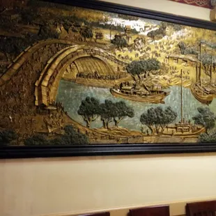 Beautiful wall relief.