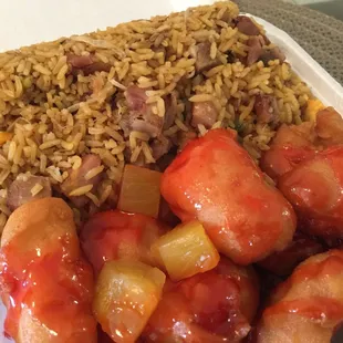 Sweet and sour chicken