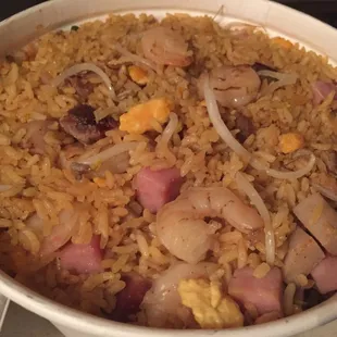 Sooooo GOOD! House special fried rice!