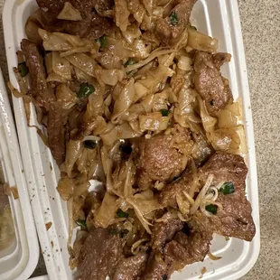 Chow fun. I did think this was good!