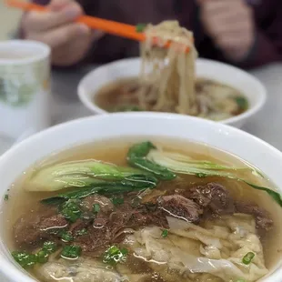 10. Sui- Kau and Beef Brisket Noodle Soup