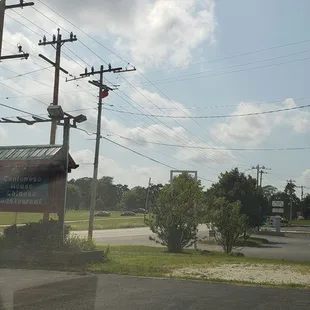 a view from a bus window