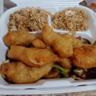 Hung Su Chicken dinner special