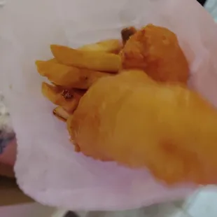 2 Chicken Tenders with Real Potato Fries