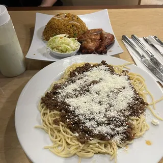 C5. Pasta con Carne Molida