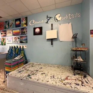 Tonight's Paint &amp; Sip. "Strawberry Moon."