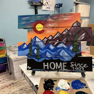 LOVE the Wood Panel Classes they offer! Gifted this to a friend.