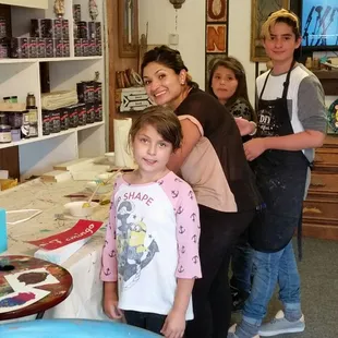 Little Yelpers event @ Canvas &amp; Coffee