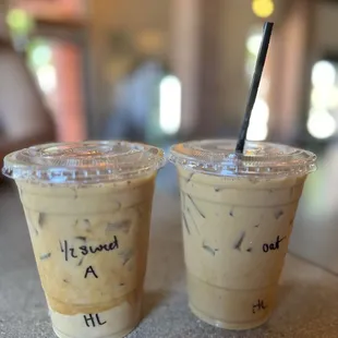 Iced Horchata Latte Pumpkin Cream Latte
