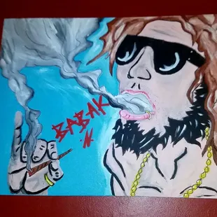 Dope art by local artists throughout