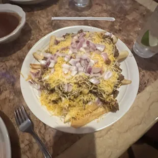 Chili cheese Loaded Canyon Fries