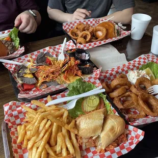 seafood, food, fish and chips, fish