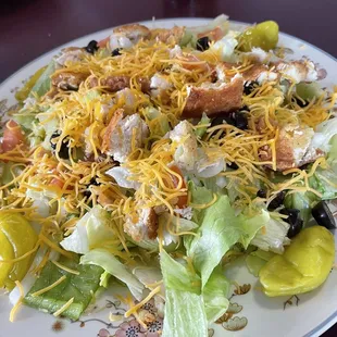 Crispy chicken salad