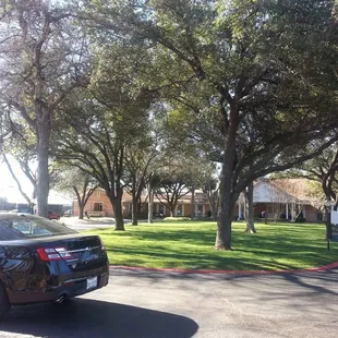 Main building...it is totally packed here today....but everybody looks FABULOUS