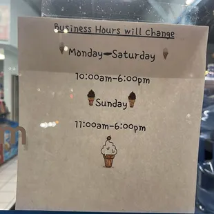 New Business Hours