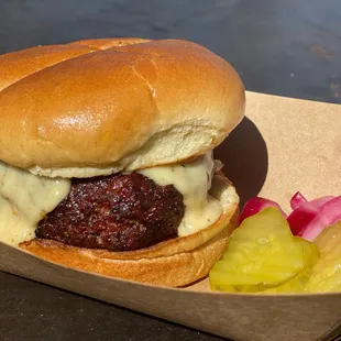 Red Dirt smoked burger