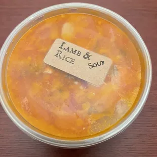 Pint of Lamb &amp; Rice Soup