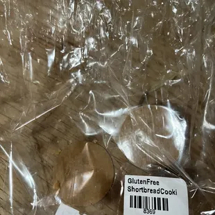 Bag with label