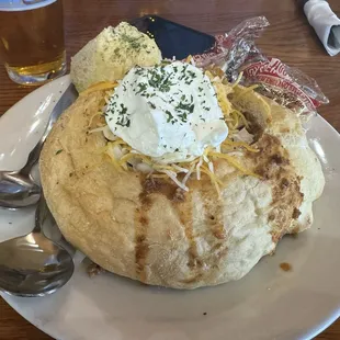 Chili in a Bread Bowl