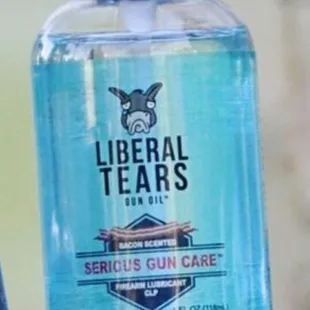 What about carrying Liberal Tears, bacon scented gun oil?