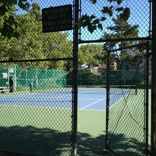 Tennis courts