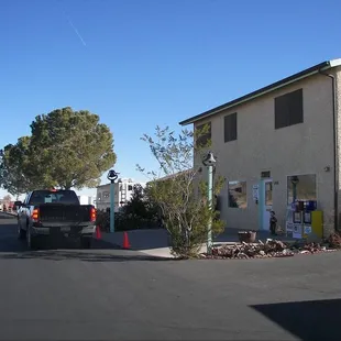 Main office building where customers first check in.