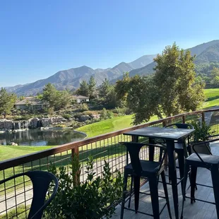 the view from the patio