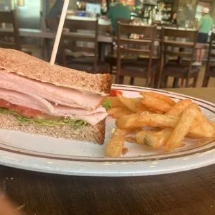 Artisan Turkey Sandwich with Fries