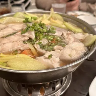 Their "large" size hotpot is pretty small