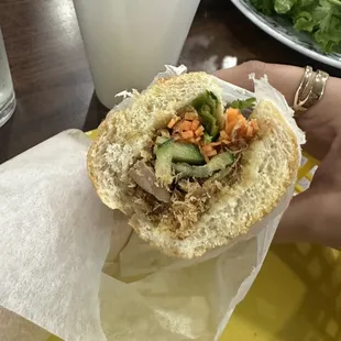 Chicken banh mi