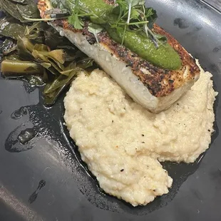Limited grilled fish plate.