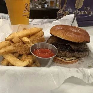 Bacon hamburger