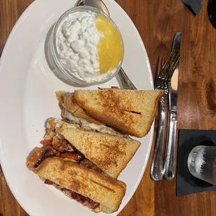 Triple Decker Grilled Cheese