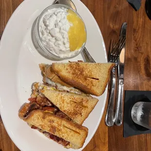 Triple Decker Grilled Cheese