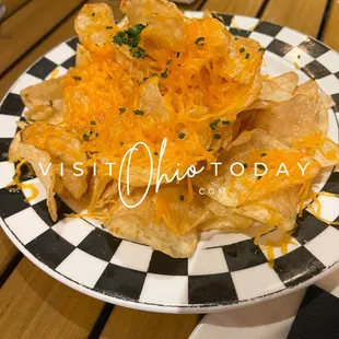 a plate of chips