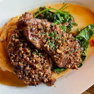Pecan Crusted Pork Chops