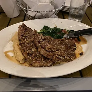 Pecan Crusted Pork Chops