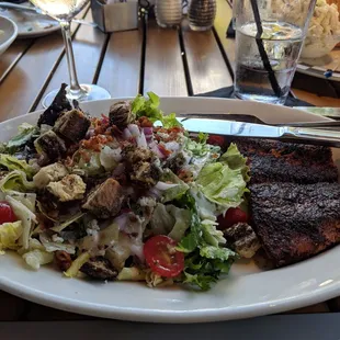 Black and Blue Salmon Salad