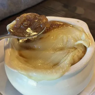 French Onion Soup - hot and delicious