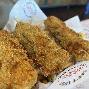 Fried fish and chips