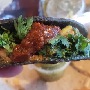 Ahi tuna taco