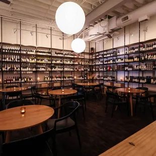 Bottle room sitting area